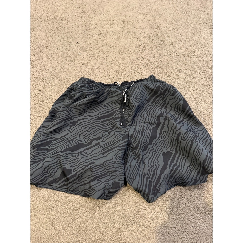 Nike Dri Fit Men's Black Shorts Athletic Elastic Size Large
